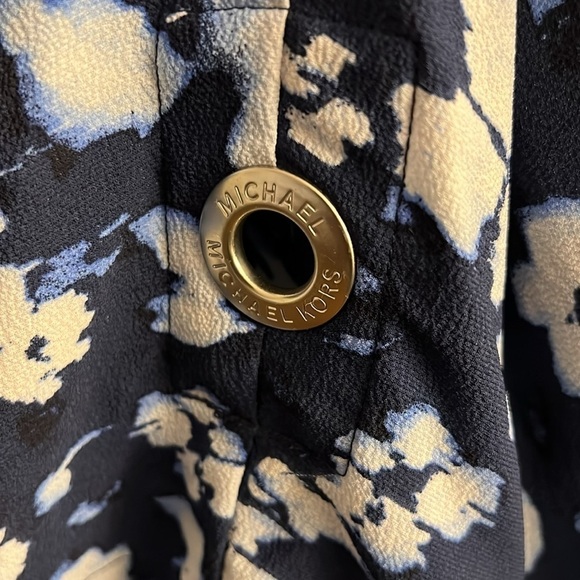 Micheal Micheal Kors Floral Print Blouse, sz Extra Large - Picture 11 of 12